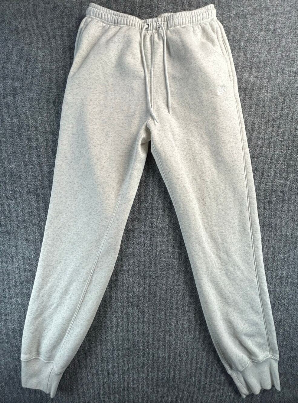 Nike Sportswear Club Fleece Jogger Sweatpants Gray Heather Men's Medium